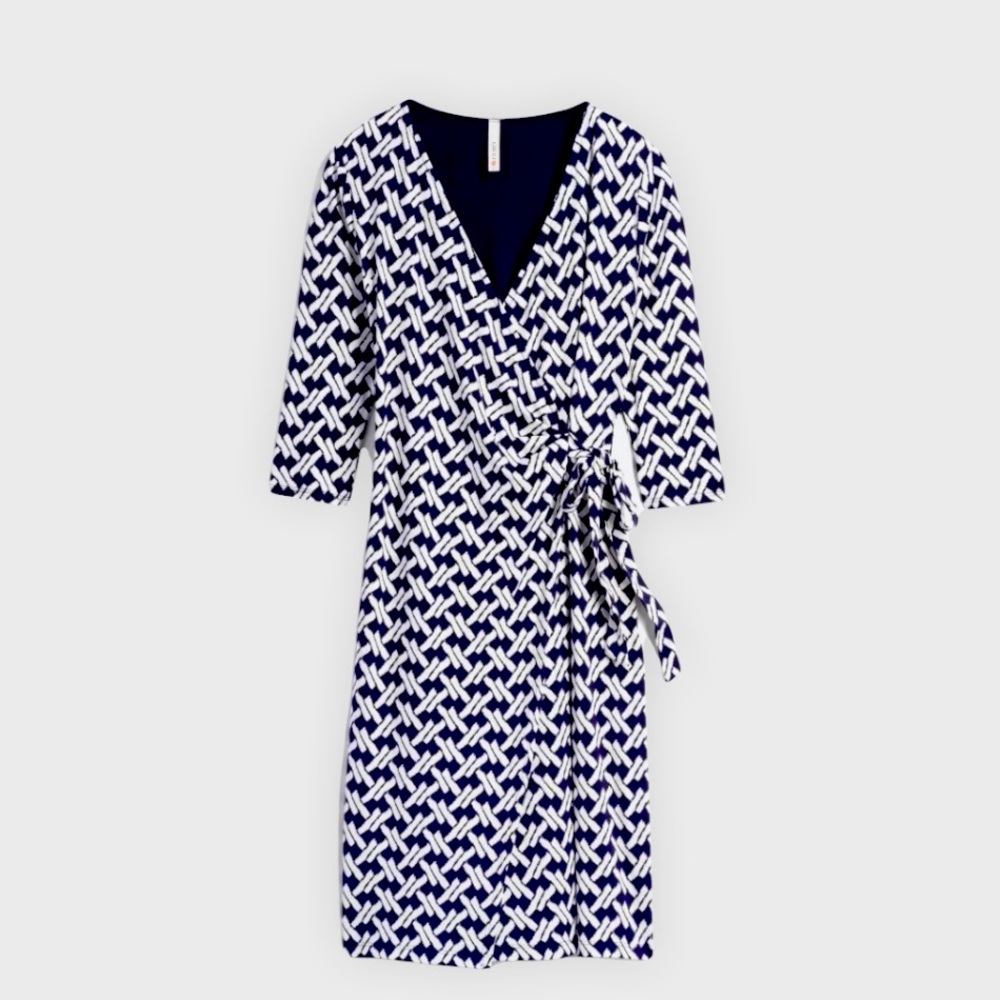Gilli Faux Wrap Jersey Dress